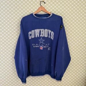 Vintage 90s Pro Line Dallas Cowboys embroidered graphic crewneck